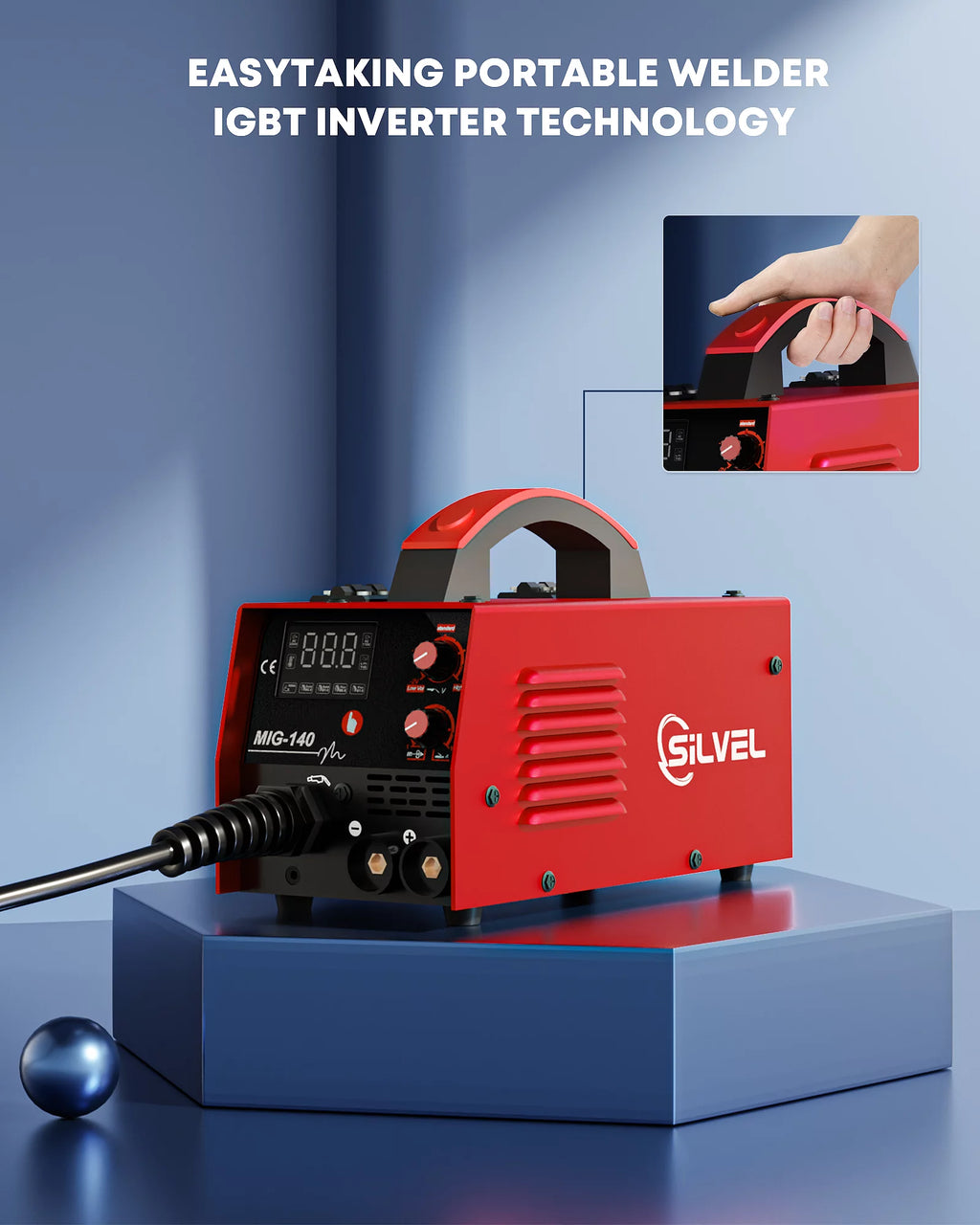 110V 3 in 1 140A MIG/Arc/Lift TIG Welding Machine B613550