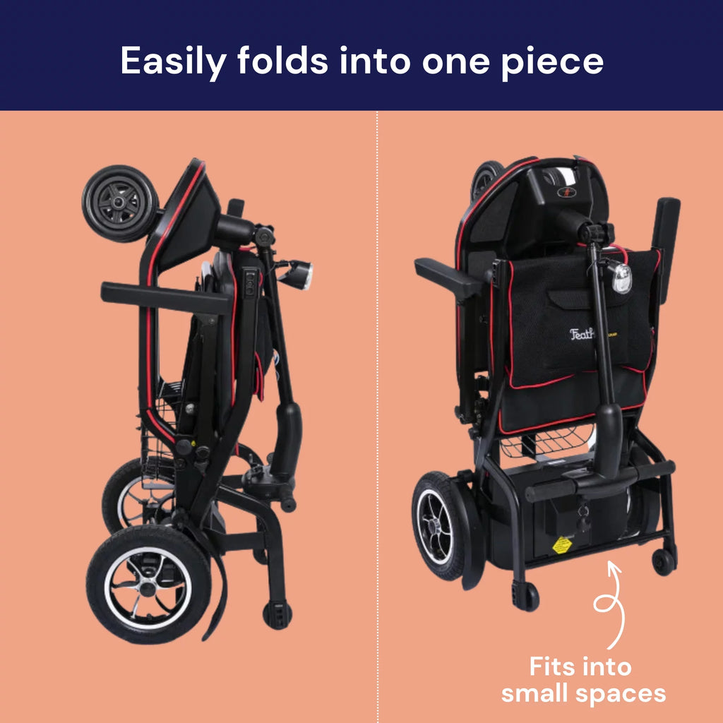 Foldable Electric Wheelchair Scooter 37 lbs O853807
