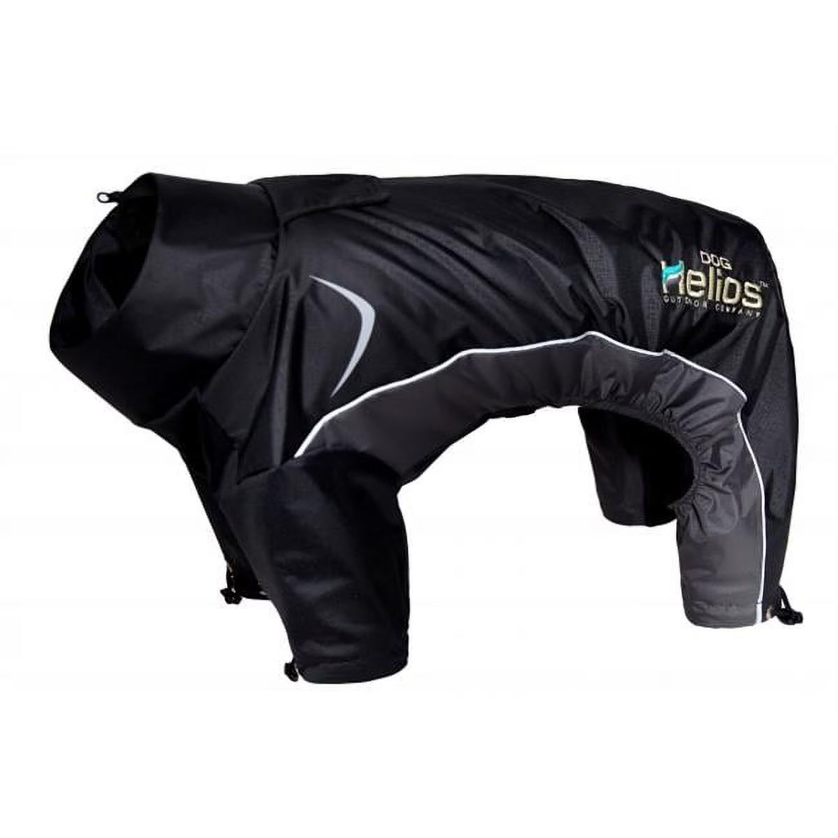 Black 3M Reflective Dog Jacket G52330
