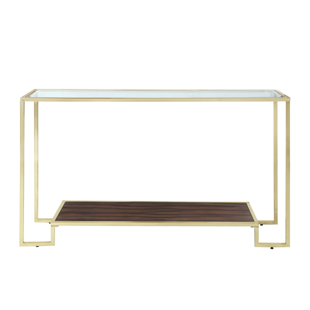 Brushed Brass Console Table U6064