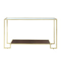 Brushed Brass Console Table U6064