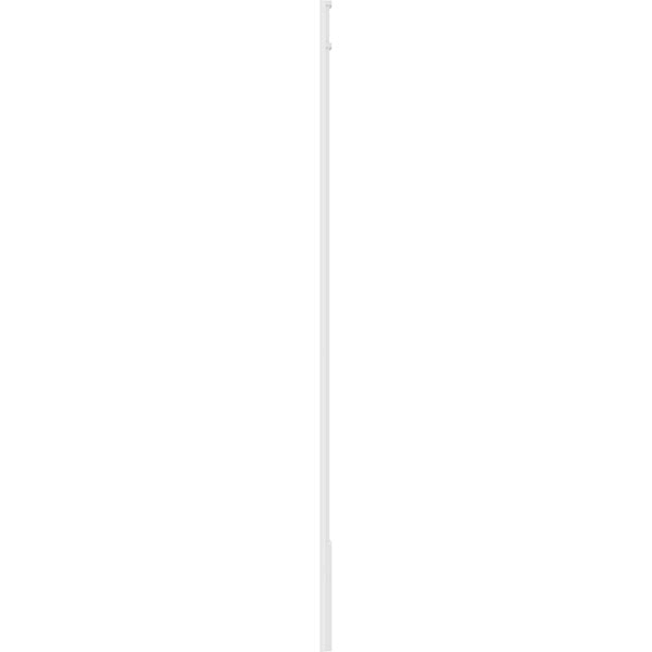 Fluted PVC Pilaster with Decorative Capital & Base (Pair) J836