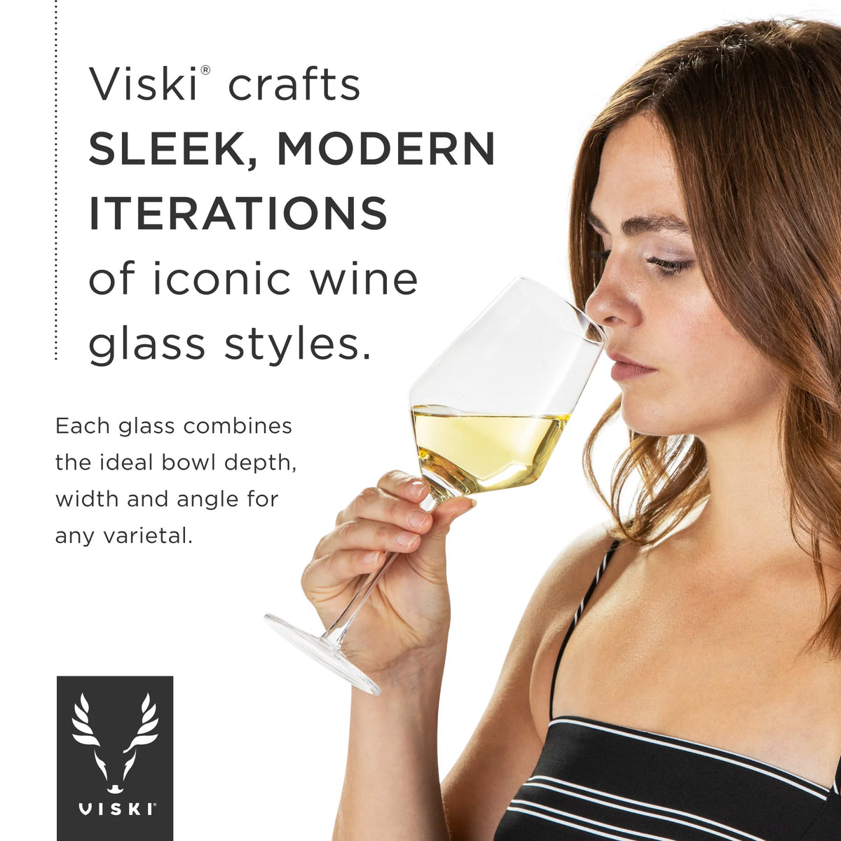 Crystal Chardonnay Wine Glasses Set of 2 K765022
