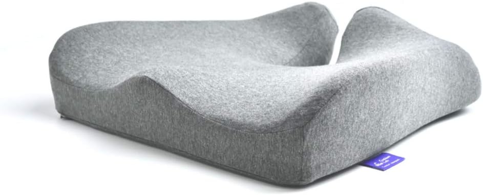Light Grey Memory Foam Seat Cushion D978