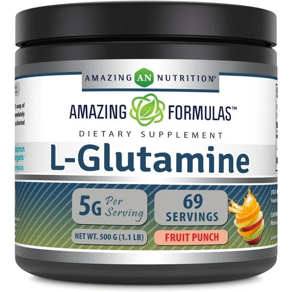 L-Glutamine Supplement 1 Lb Fruit Punch Flavor P264