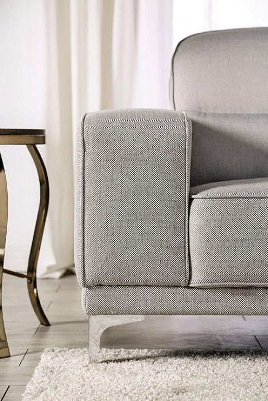 Beige Fabric Sectional Sofa V404730