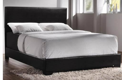 Black Full Upholstered Bed O250054