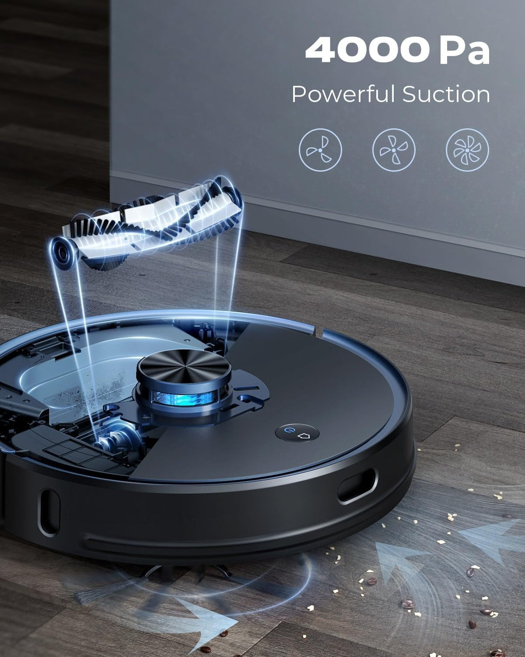 3 in 1 Robot Vacuum and Mop Combo with Self Emptying Station R413