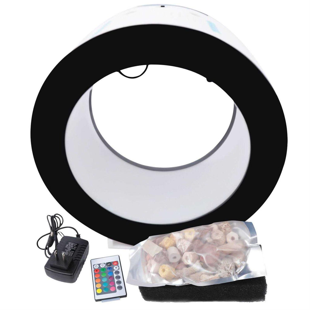 Acrylic Jellyfish Aquarium Electronic Fish Tank LED 18L R789