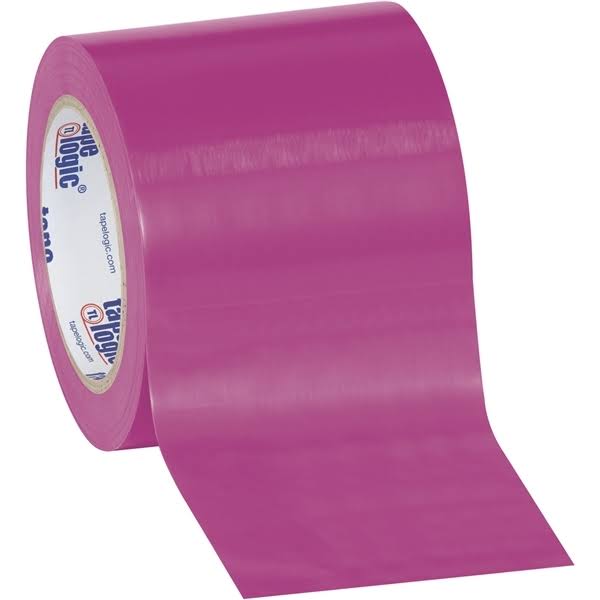Purple Solid Vinyl Safety Tape 4x22 x 36 Yard Roll (16 Roll/Case) V24373
