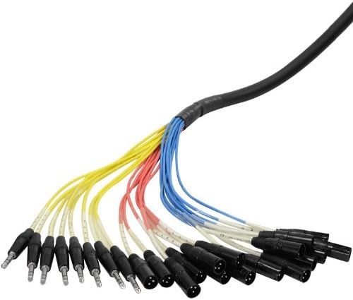 16 Channel 100' XLR Snake Cable with 1/4 Returns Z40739