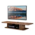 Wall Mount TV Stand up to 50" Walnut Y140