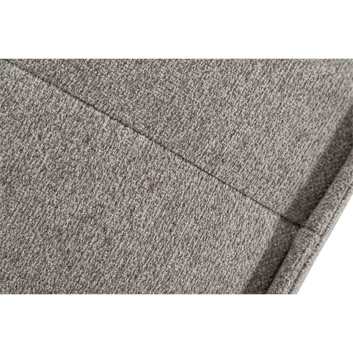 5-Piece Modern Fabric Modular Sectional Sofa in Gray S45318