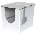 Flip Litter Box with Scoop and Reusable Liner Z24714