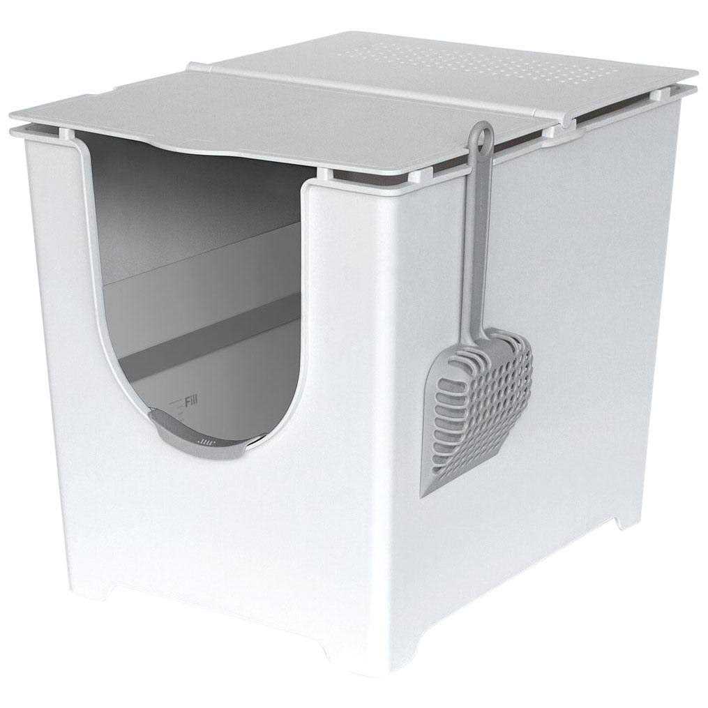 Flip Litter Box with Scoop and Reusable Liner Z24714