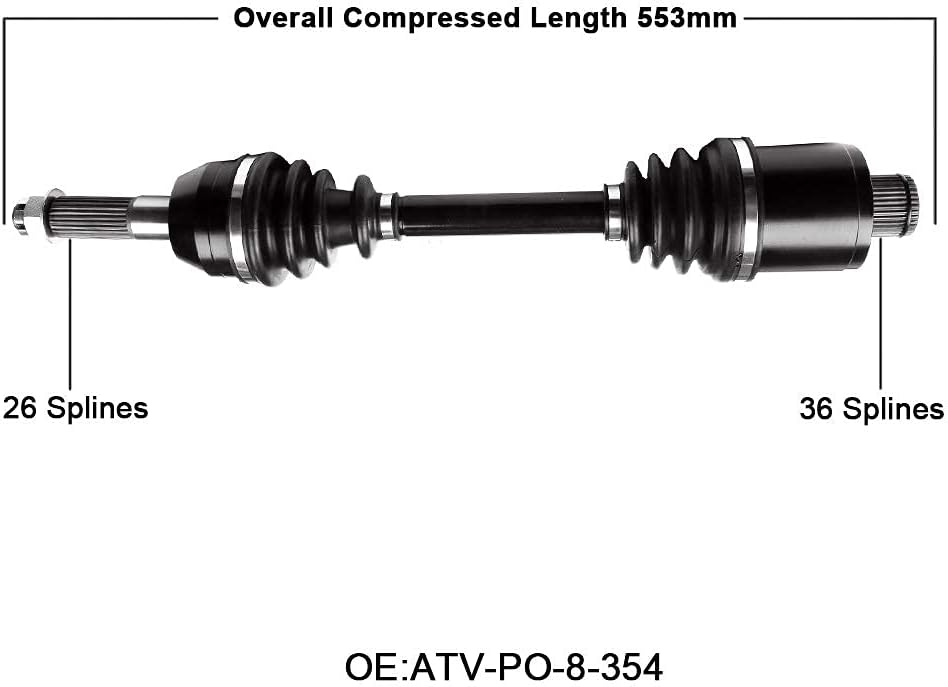 CV Axle Pack of 2 Q2700