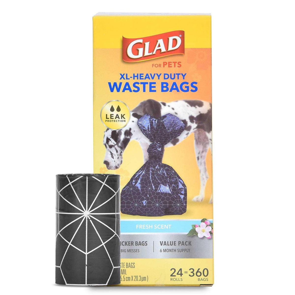 Extra Large Heavy Duty Scented Dog Waste Bags N836