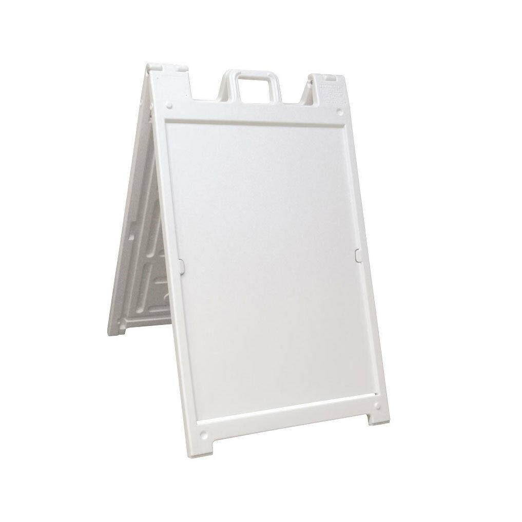 White Portable Folding Double Sided Sign Stand C31281