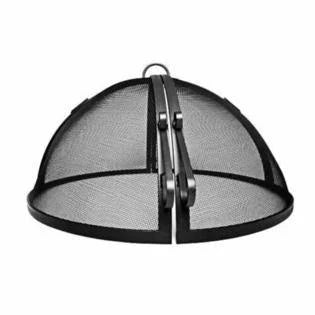 45x22 Welded Carbon Steel Round Fire Pit Safety Screen C95404