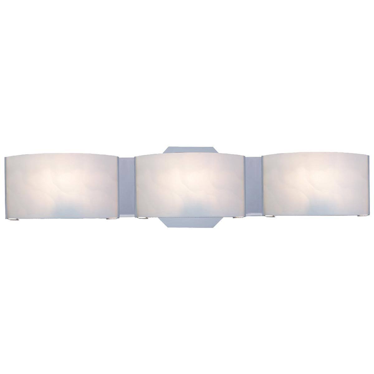 Chrome 3-Light Bathbar Sconce G252