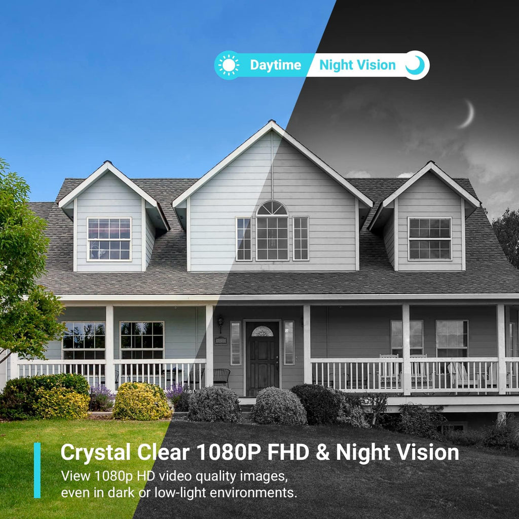 Wireless Outdoor Security Camera with 360° PTZ A267