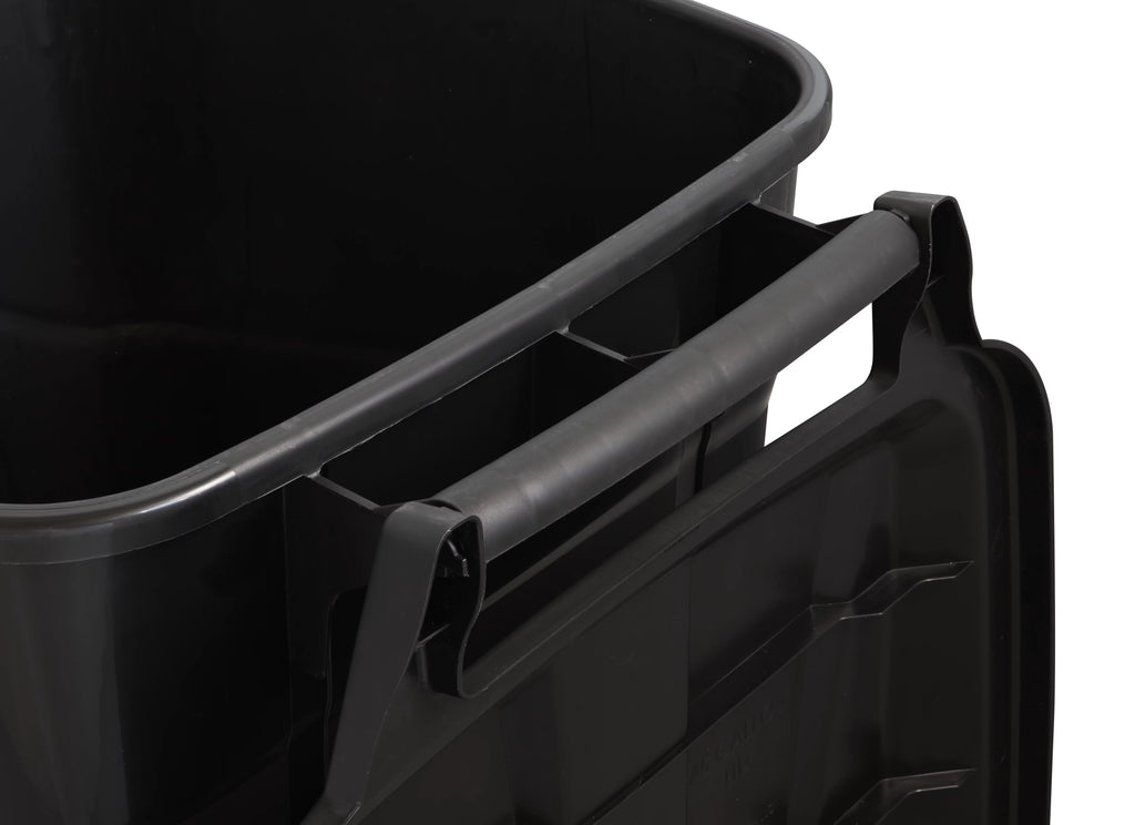 45 Gallon Wheeled Heavy Duty Plastic Garbage Can D4349