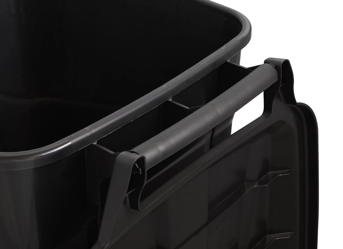 45 Gallon Wheeled Heavy Duty Plastic Garbage Can D4349
