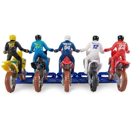 5-Pack 1:24 Scale Die-Cast Motorcycles with Rider Figure C957938