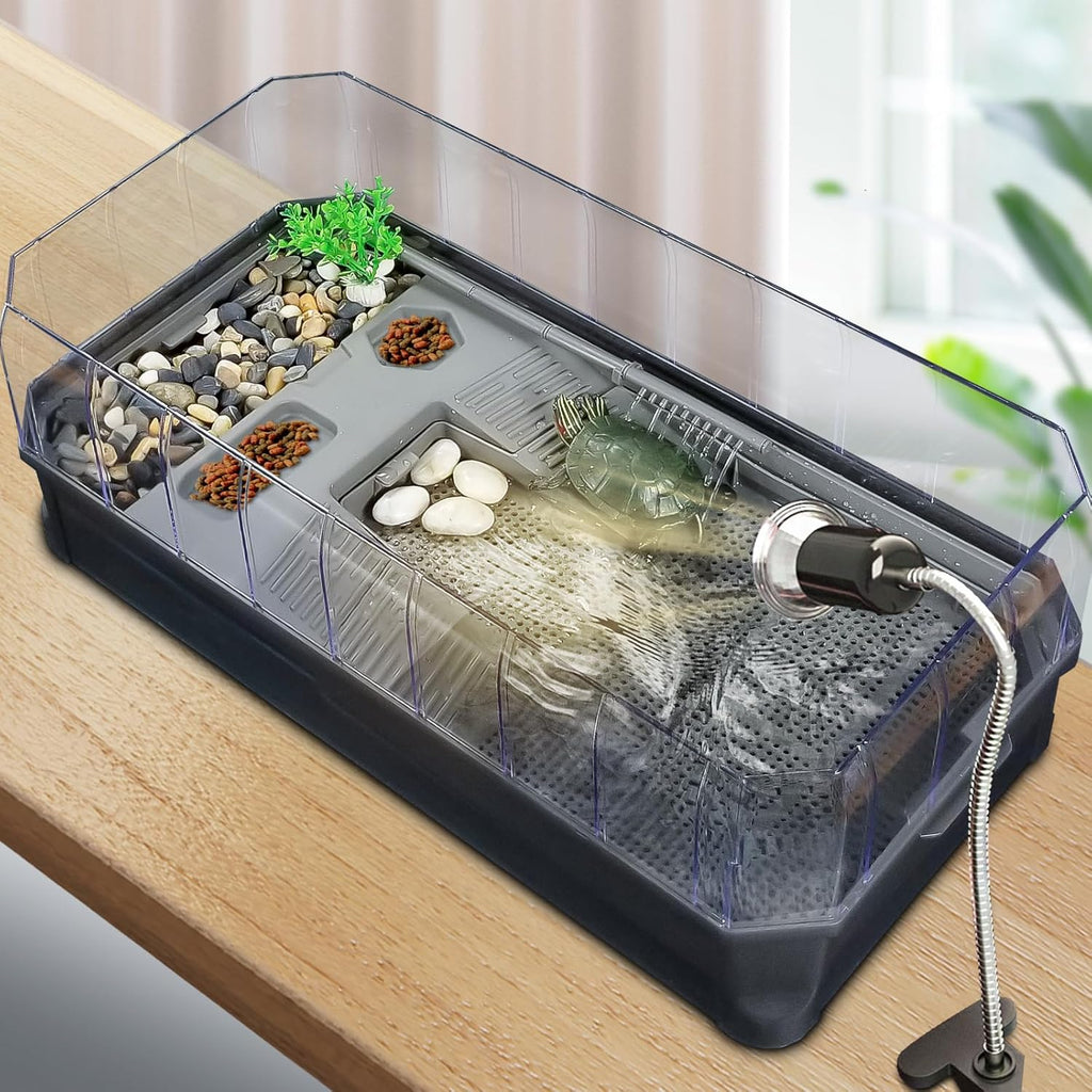 Turtle Aquarium Turtle Tank kit with Water Filter D825741