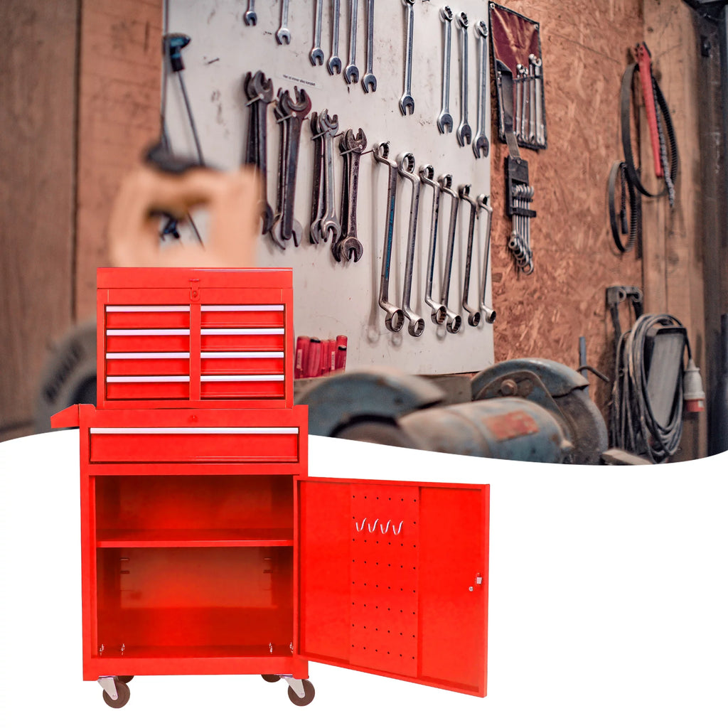 Black 5 Drawer Rolling Tool Chest with Locking System Q1619