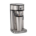 Single-Serve Coffee Maker, 14 oz. Stainless Steel B36120