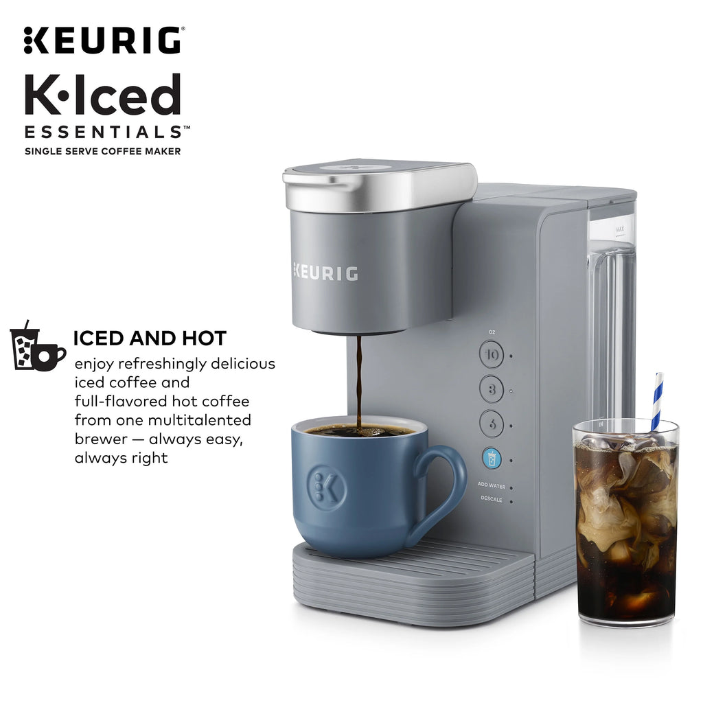 Gray Single-Serve K-Cup Pod Coffee Maker V832863