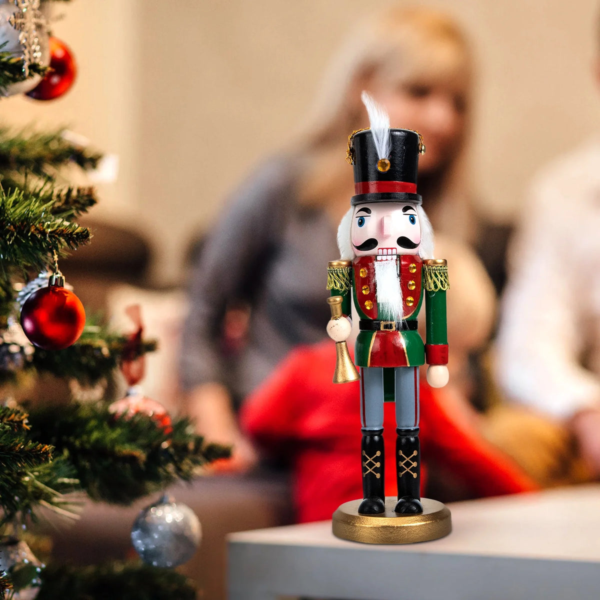 3 Pieces Nutcracker Wood Decor C3650