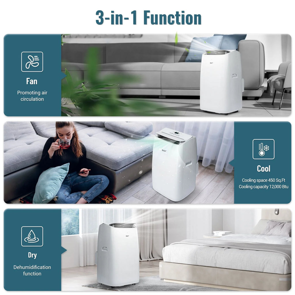 Portable Air Conditioner 8150 BTU White M989