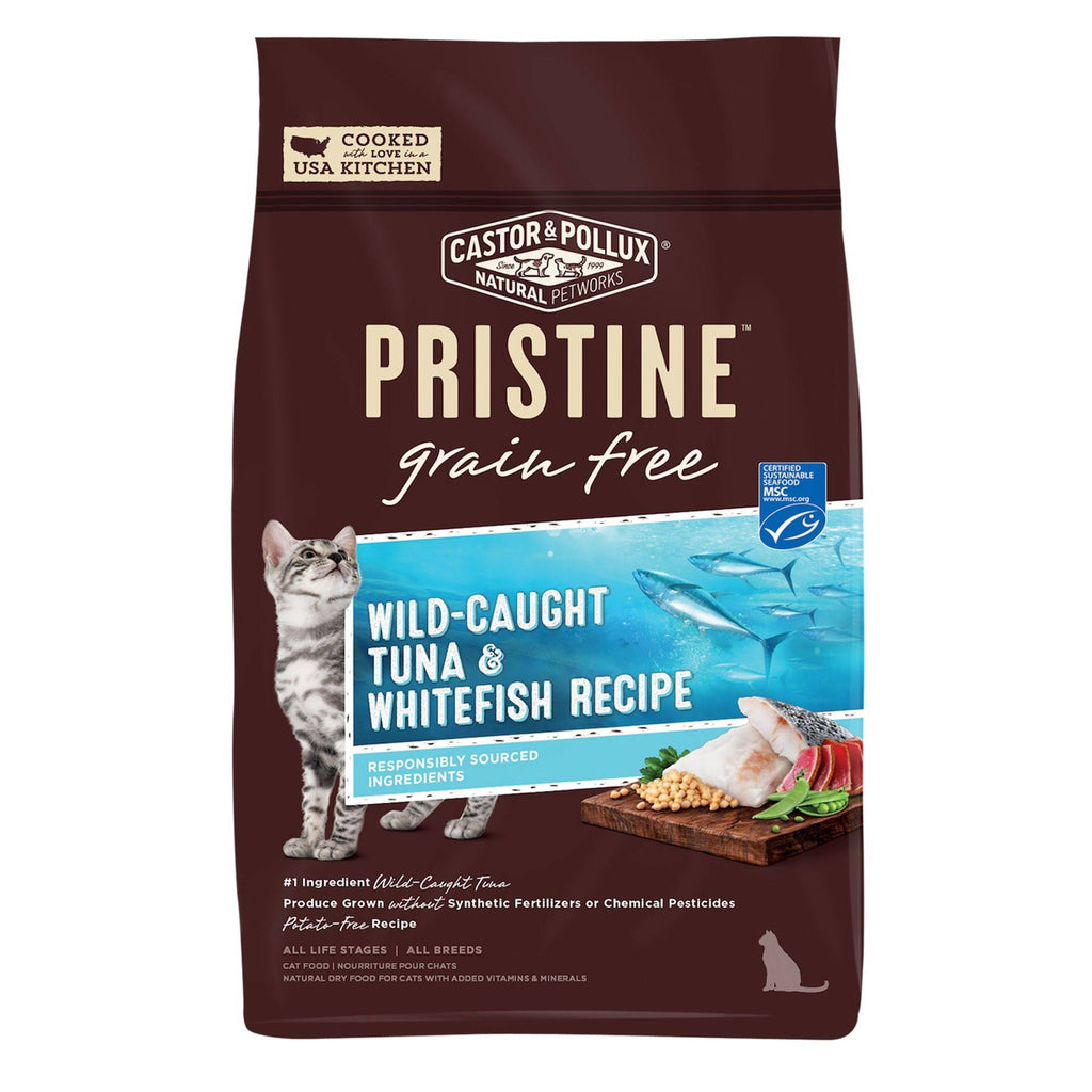 Grain Free Wild-Caught Tuna & Whitefish Cat Food - 3 lb B339161