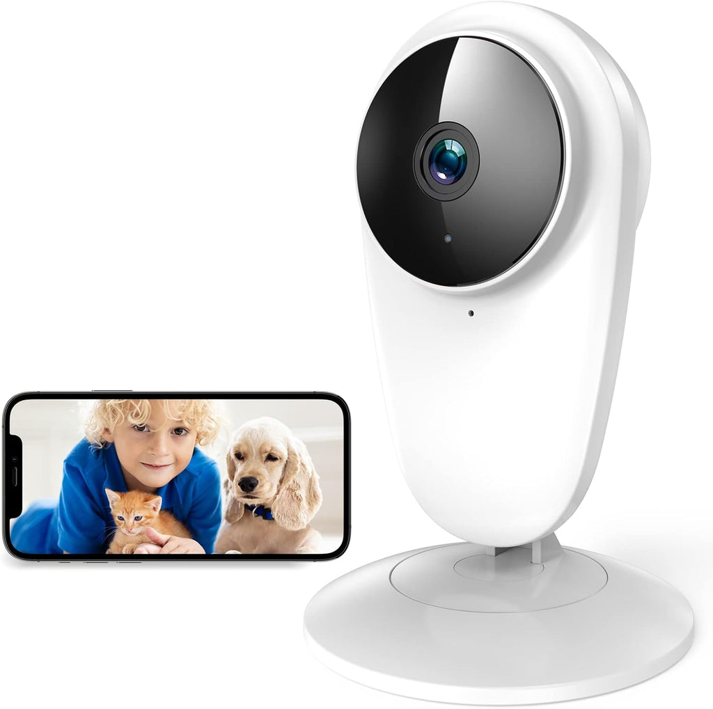 Baby Monitor with Camera and Audio, 1080P Infrared Night Vision, White O6285