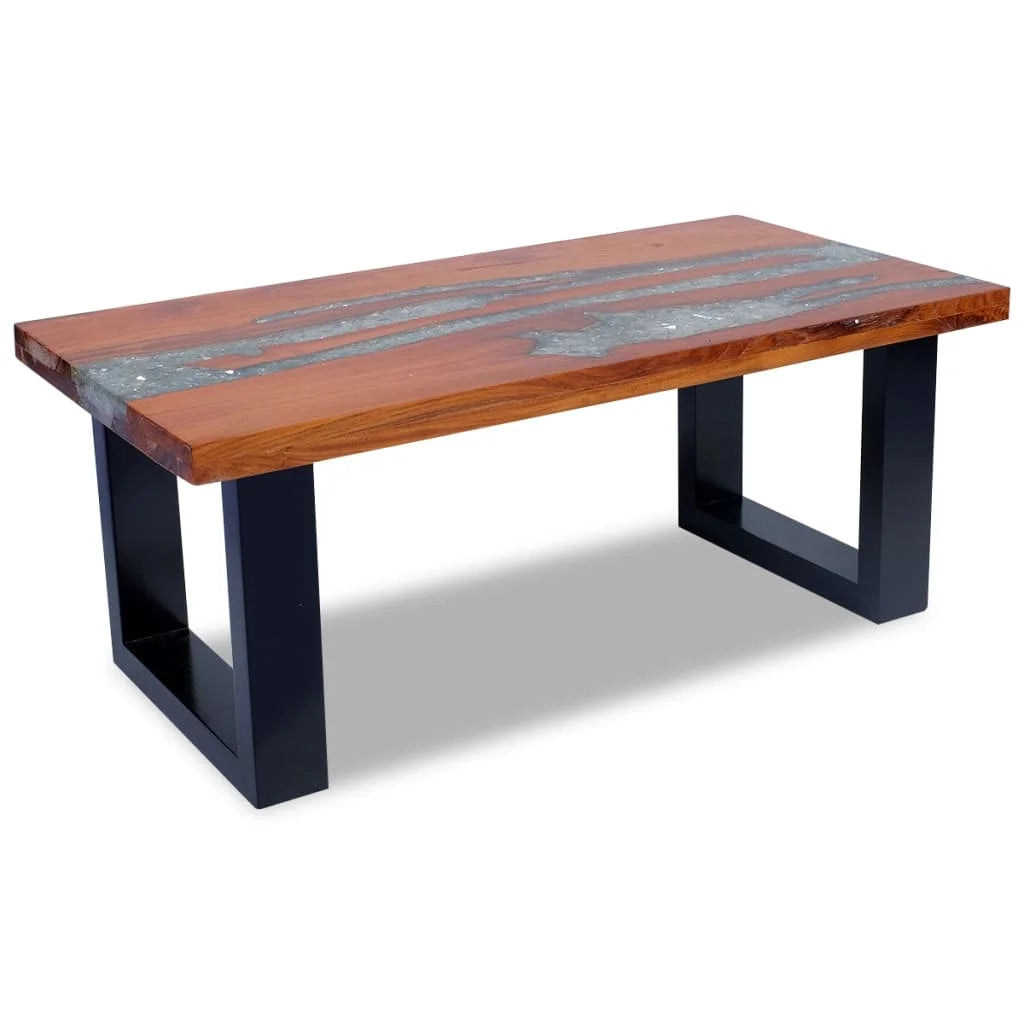Teak Resin Coffee Table 39.4"x19.7" G316052