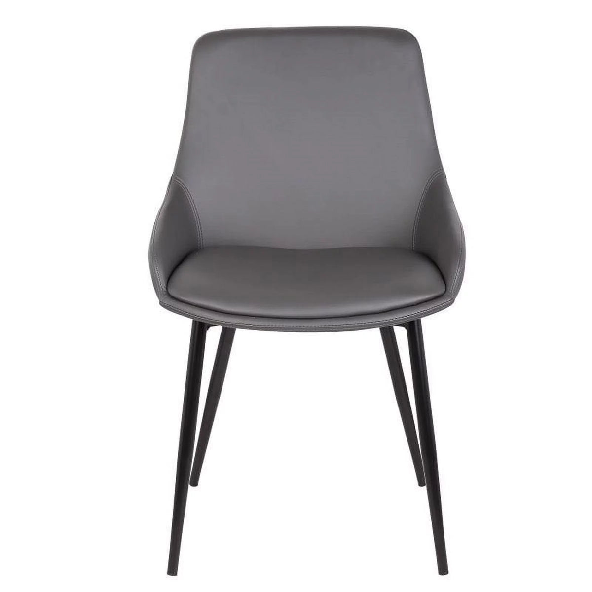 Gray Faux Leather Dining Chair H993