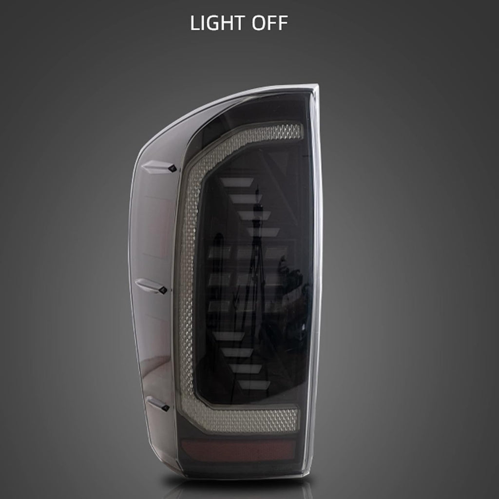 LED Smoked Tail Lights Assembly Compatible With 2016-2021 Toyota Tacoma J9715
