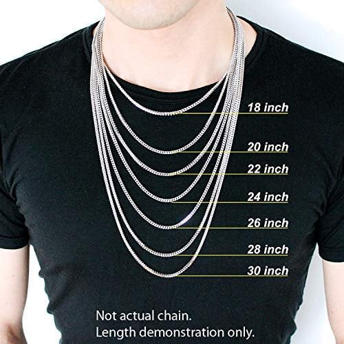 14K Yellow Gold 3mm Hollow Figaro Chain Necklace C9153