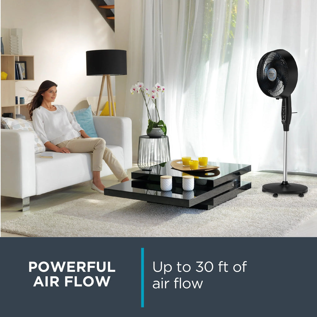 Portable Weather Resistant Black Fan U358056