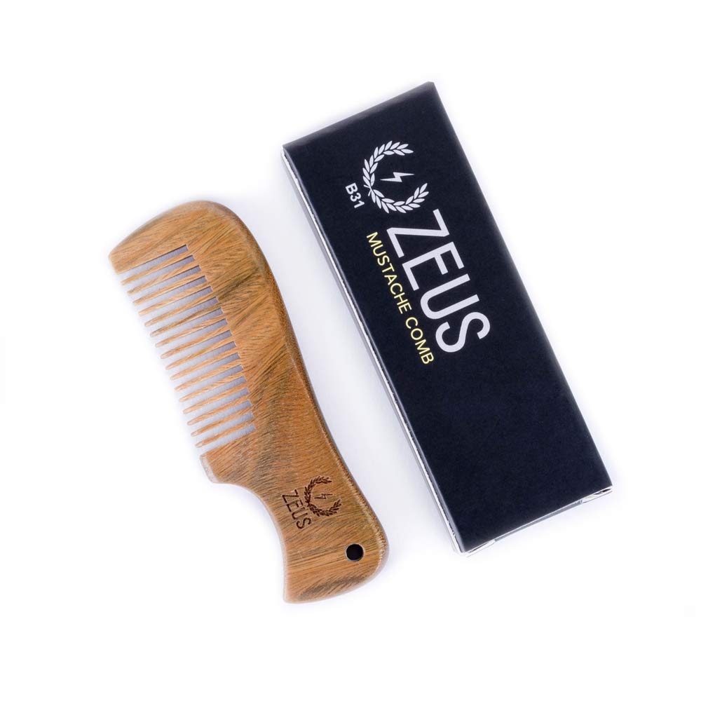 Sandalwood Mustache Comb J817
