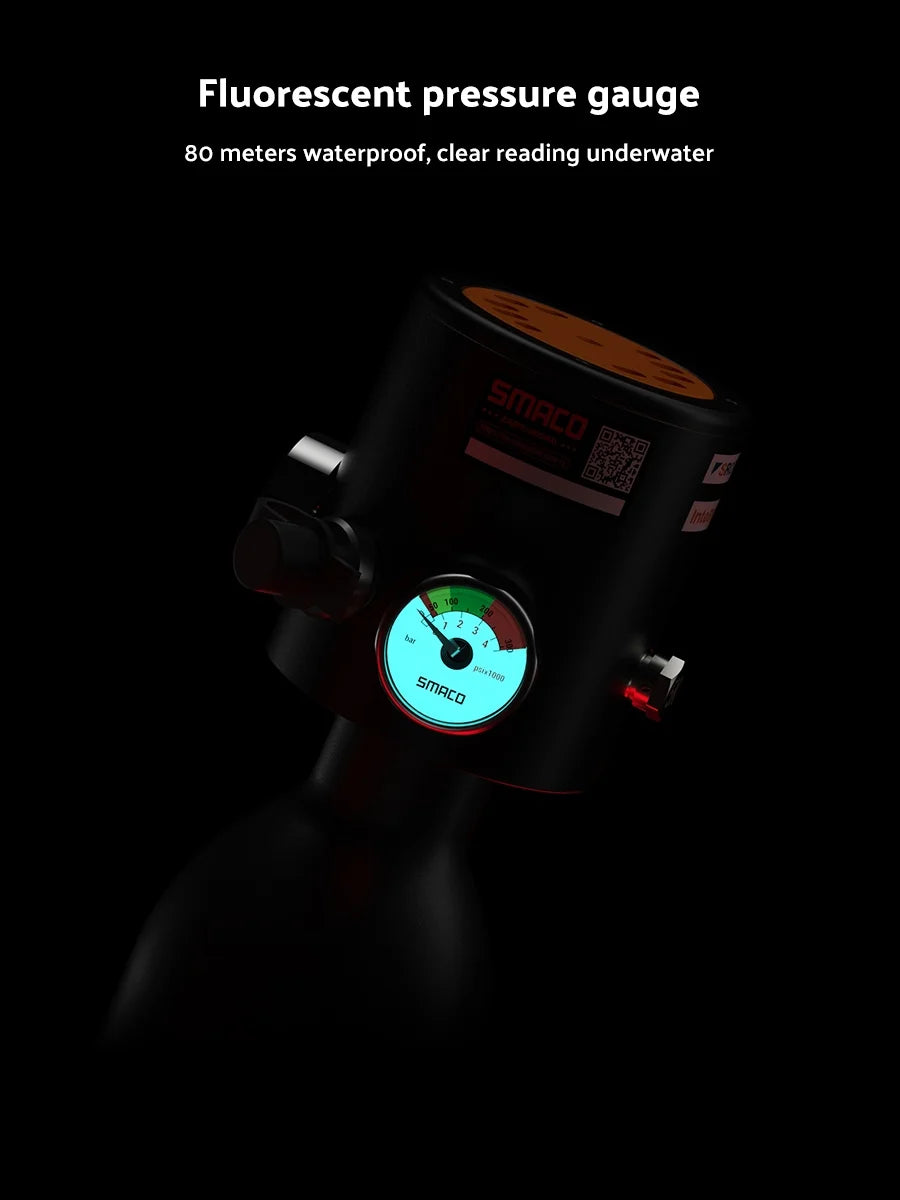 Black 0.5L Mini Scuba Tank J92208