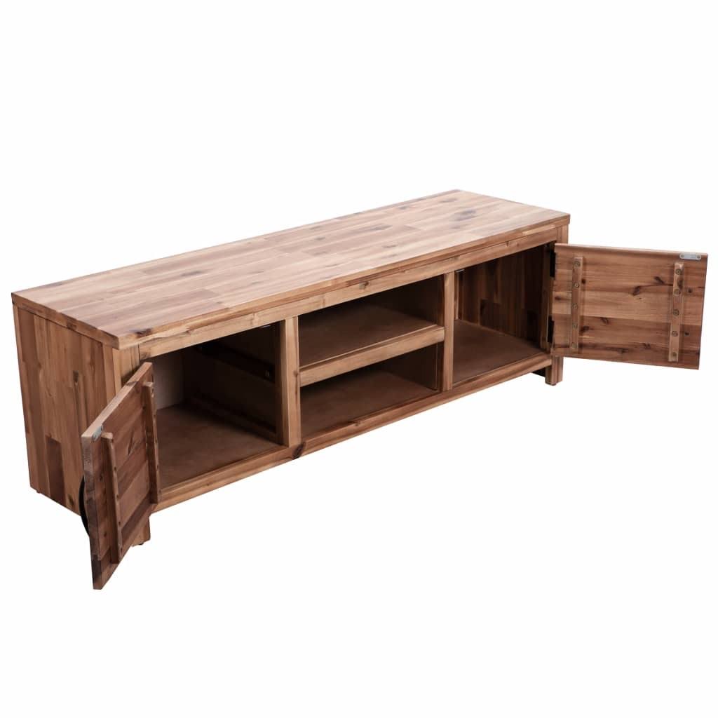 Solid Acacia Wood TV Cabinet S9193