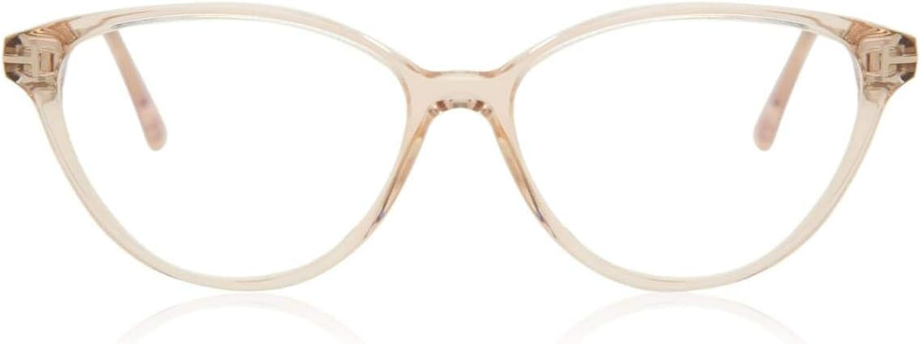 Peach Clear Lens Eyeglasses O396