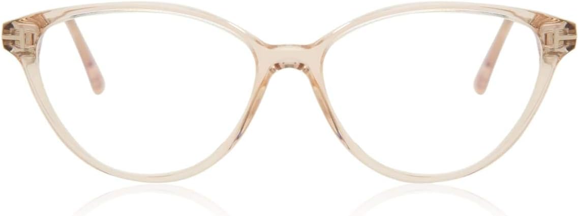 Peach Clear Lens Eyeglasses O396