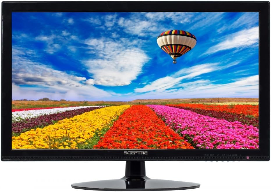 24 Inch 75Hz Slim LED Monitor with Build-in Speakers HDMI VGA Black Y31200