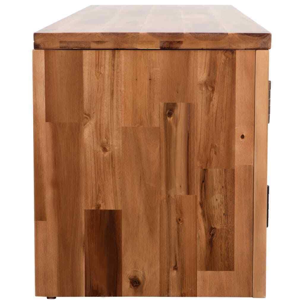 Solid Acacia Wood TV Cabinet S9193