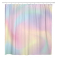 Watercolor Ombre Blue Shower Curtain 66x72 inch D389
