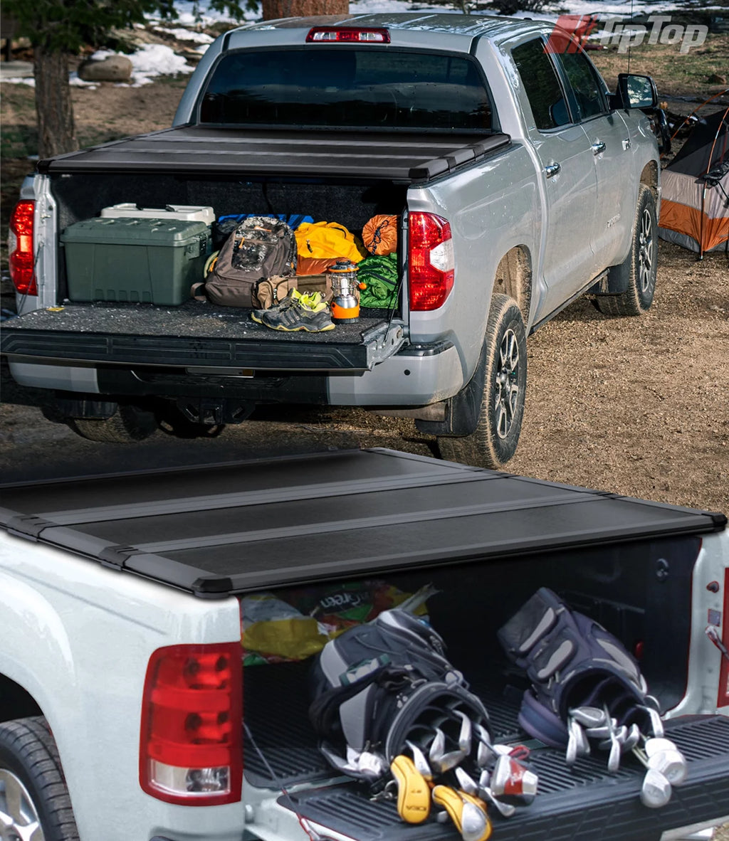 Hard Tri-Fold Tonneau Cover Truck Bed 6ft Bed T41703